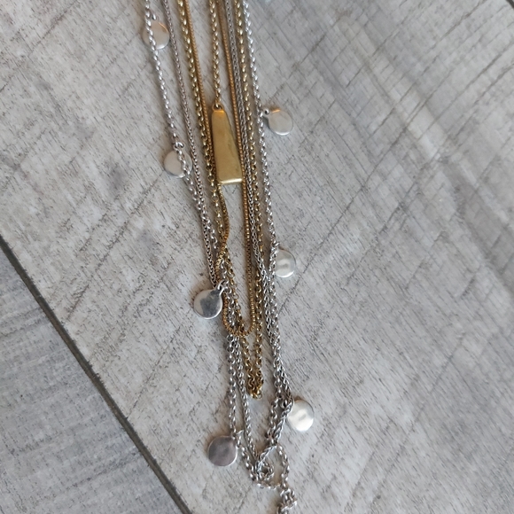 2/$50 Lucky Brand S18 TT Layer Necklace 💜 - Picture 7 of 15
